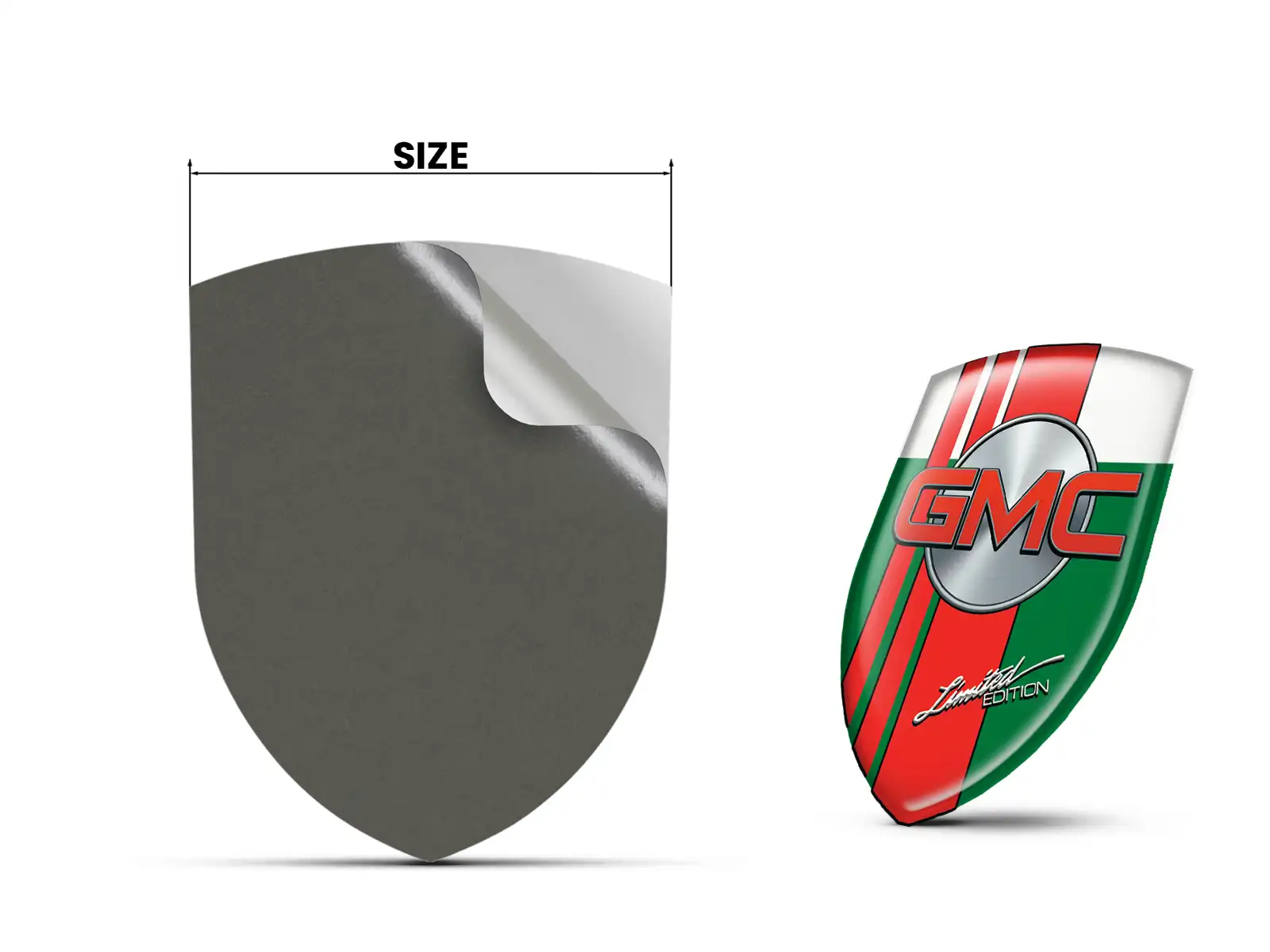 GMC Silikonembleme Auto Robust Hochwertig Professionell